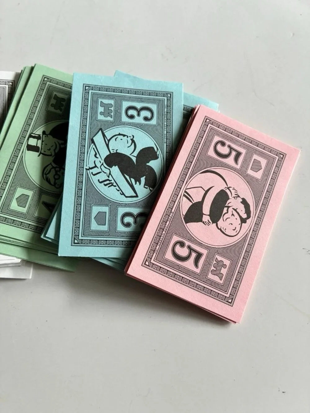 Monopoly Junior Replacement Play Money Amusement Park Parker Brothers 1996